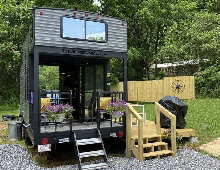 Camp Smarter, Not Harder: This 183 Square Feet RV’s Got A Porch & Loft, All In One!_1