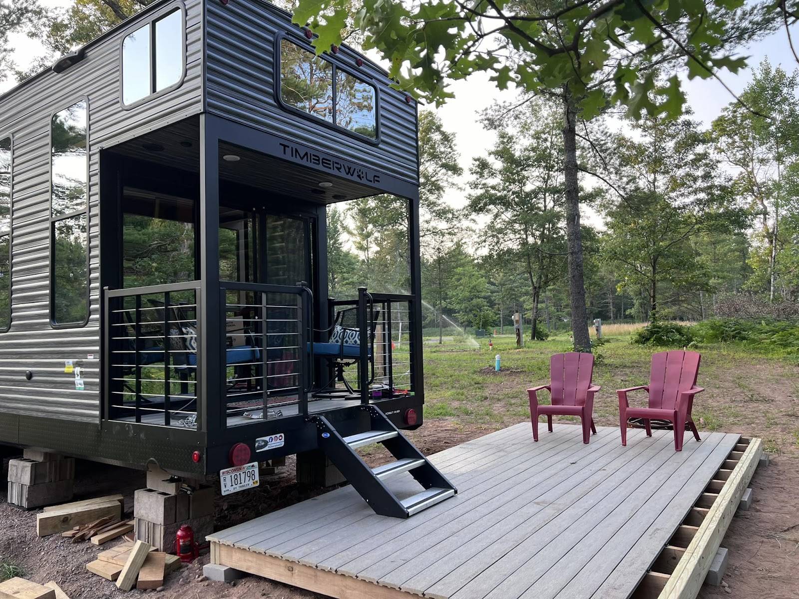 Camp Smarter, Not Harder: This 183 Square Feet RV’s Got A Porch & Loft, All In One!_4
