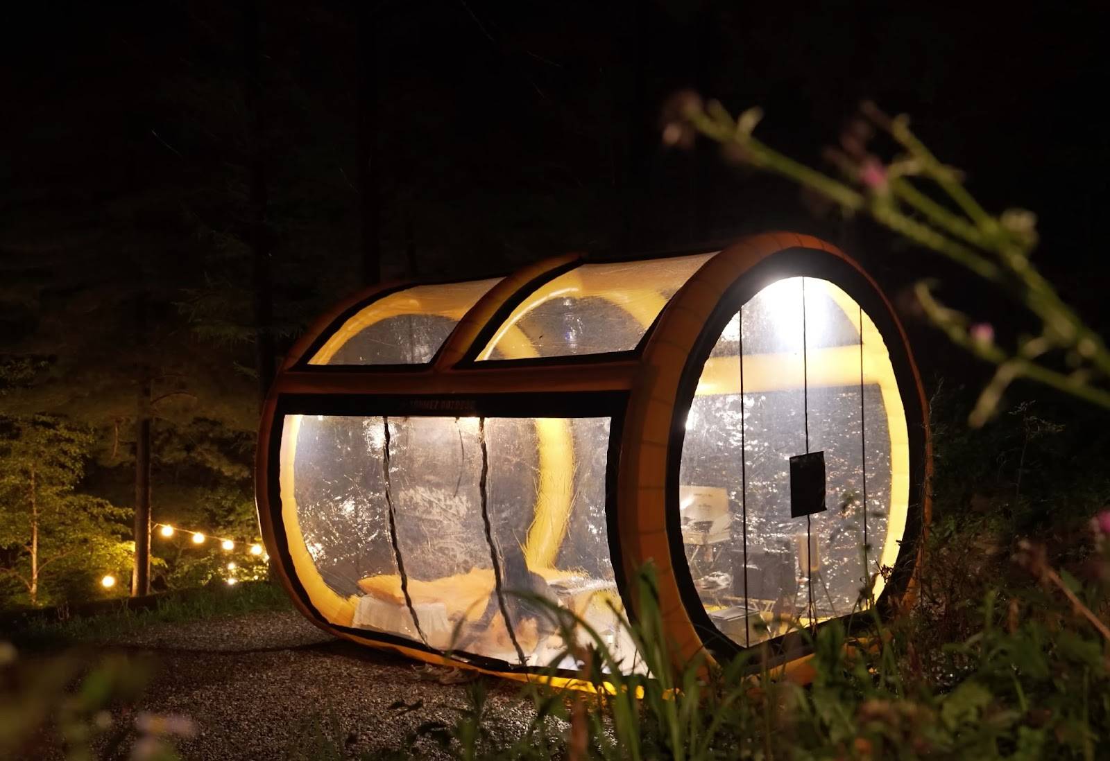Inside A 100-Sq-Ft Tent: A Girl's Cozy Moments During A Rainy Camp Under Thunderstorms_14