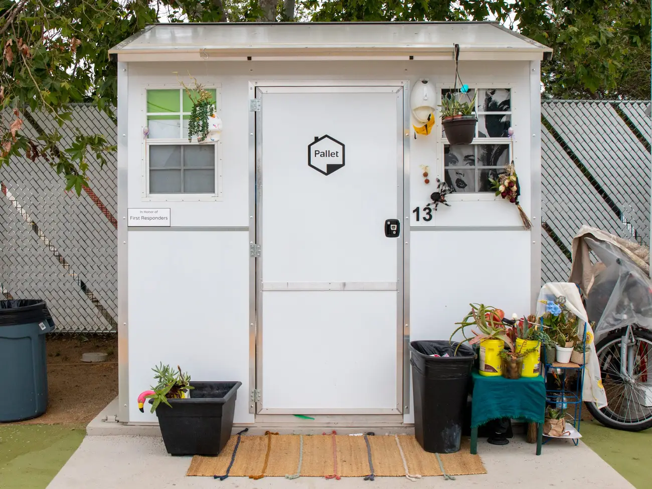 No Longer Homeless! Explore His New Shelter In The Tiny House Village_7